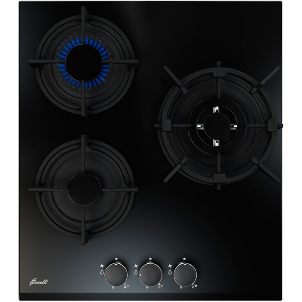 Встраив. газовая панель Fornelli PGA 45 FIERO BL