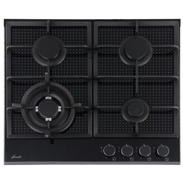 Встраив. газовая панель Fornelli PGA 60 ARDENTE BL