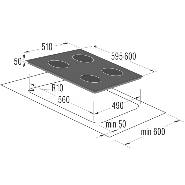 Встраиваемая электрическая панель Gorenje ECT620X — фото 2