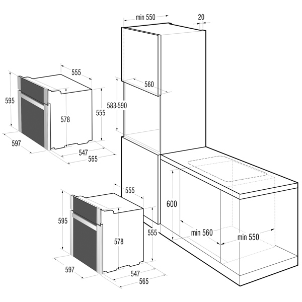 Электрический духовой шкаф Gorenje Simplicity2 ВO751SY2W — фото 2