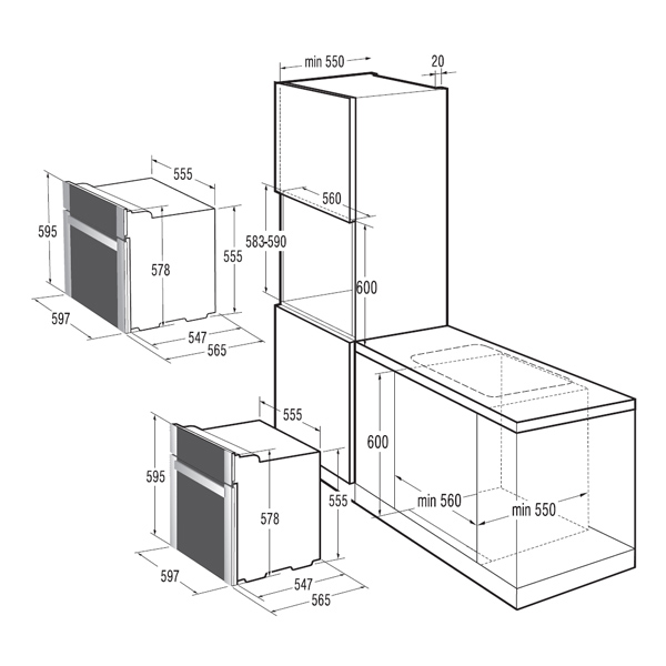 Электрический духовой шкаф Gorenje BO73ORAB — фото 3