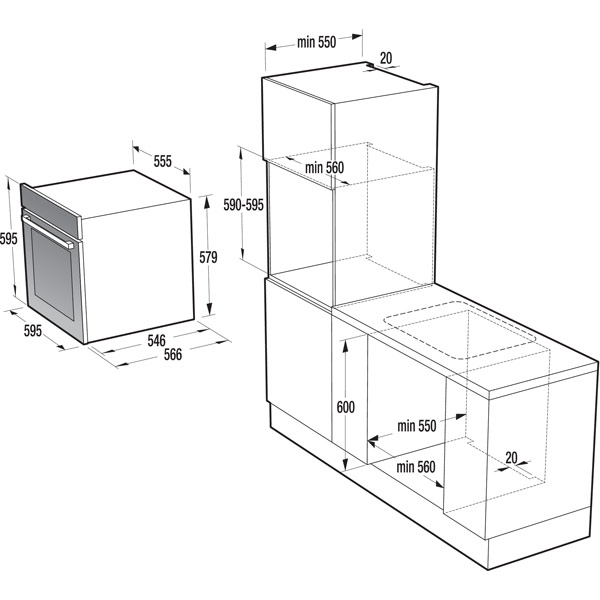 Электрический духовой шкаф Gorenje STARK BO747ST — фото 2
