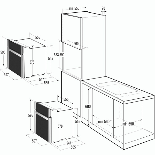 Электрический духовой шкаф Gorenje BO658A31BG — фото 2