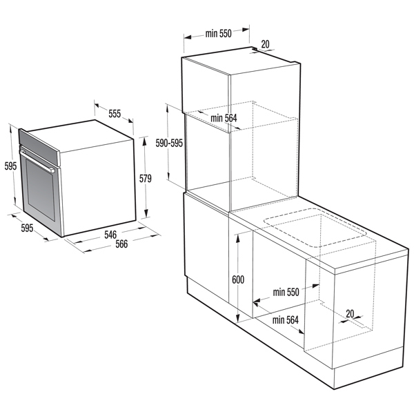 Электрический духовой шкаф Gorenje STARK BOP747ST — фото 2