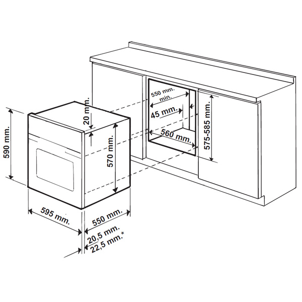 Электрический духовой шкаф Hotpoint-Ariston FK1041 L P.20X /HA S — фото 3