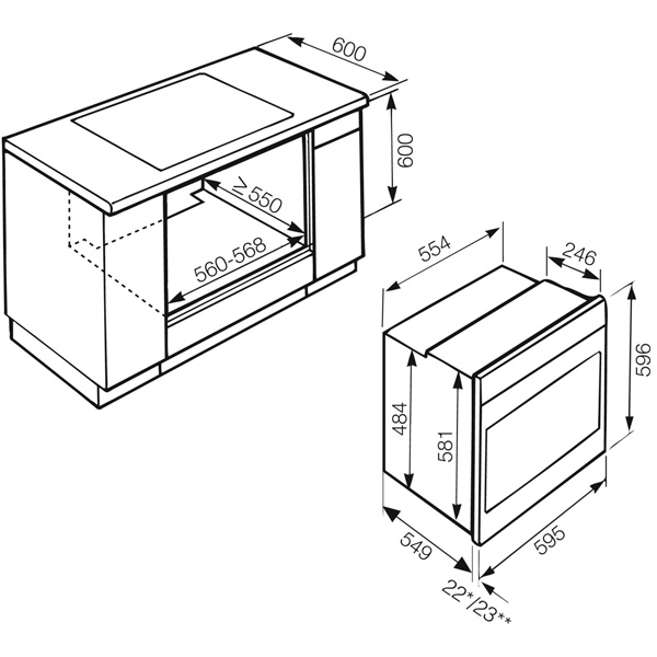 Встраиваемый электрический духовой шкаф Miele H2261B EDST/CLST сталь CleanSteel — фото 3