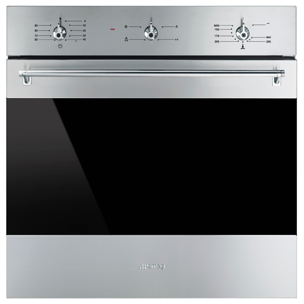 Встраиваемый газовый духовой шкаф Smeg SF6341GVX