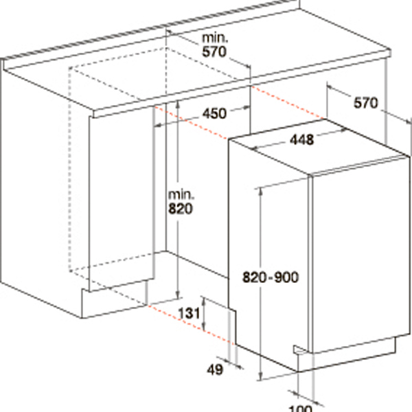 Встраиваемая посудомоечная машина 45 см Hotpoint-Ariston LSTF 7M019 C RU — фото 2