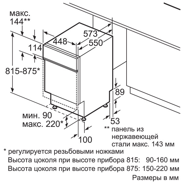 Встраиваемая посудомоечная машина 45 см Bosch SPV40E30RU — фото 2