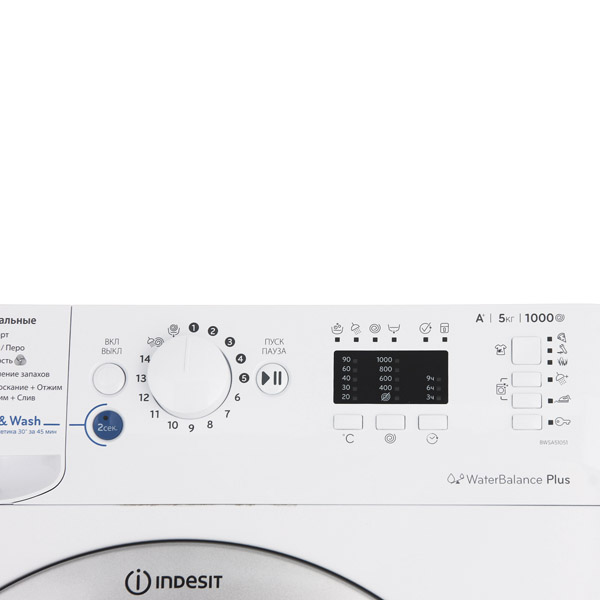 Стиральная машина Узкая Indesit BWSA 51051 S — фото 2