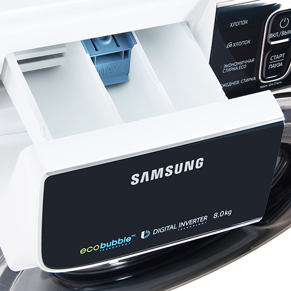 Стиральная машина Узкая Samsung WW80K52E61W — фото 5