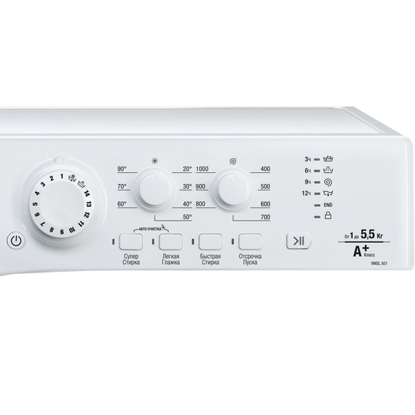 Стиральная машина Узкая Hotpoint-Ariston VMSL 501 B — фото 3