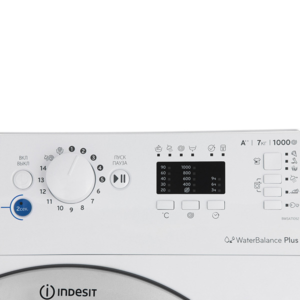 Стиральная машина Узкая Indesit BWSA 71052 L S — фото 2