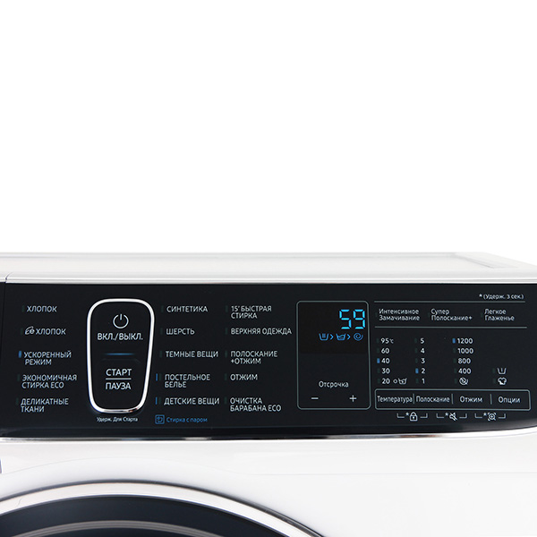 Стиральная машина Узкая Samsung WW80K62E61W — фото 3