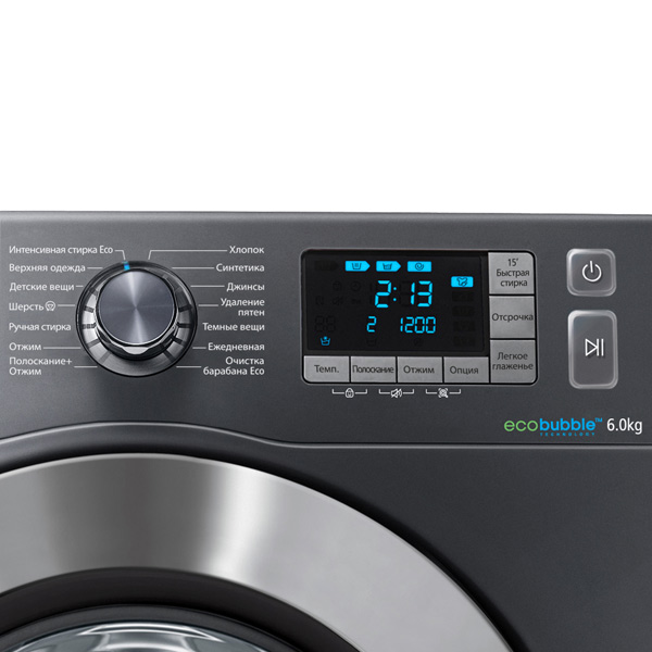 Стиральная машина Узкая Samsung WF60F4E5W2X — фото 3