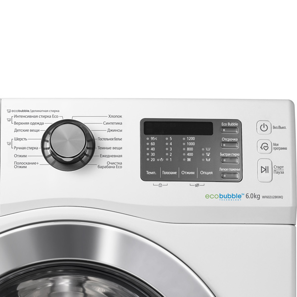 Стиральная машина Узкая Samsung WF602U2BKWQ — фото 3