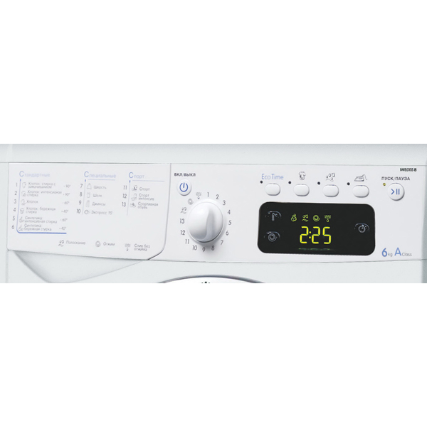 Стиральная машина Стандартная Indesit IWE 6105 B (CIS) — фото 2