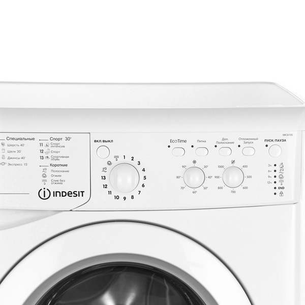 Стиральная машина Стандартная Indesit IWC 6105 B (CIS) — фото 4