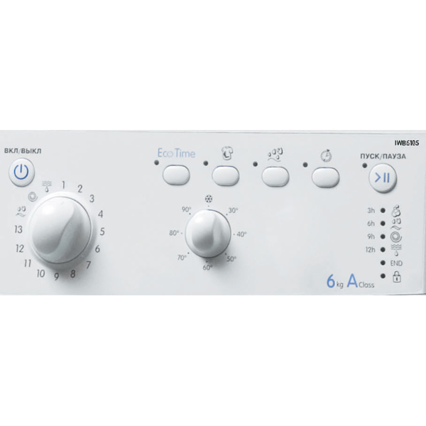 Стиральная машина Стандартная Indesit IWB 6105 (CIS) — фото 2