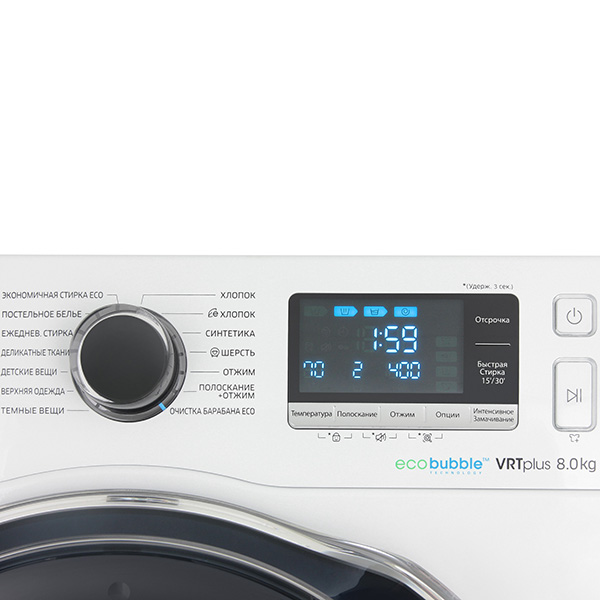 Стиральная машина Стандартная Samsung WW80K6210RW — фото 4
