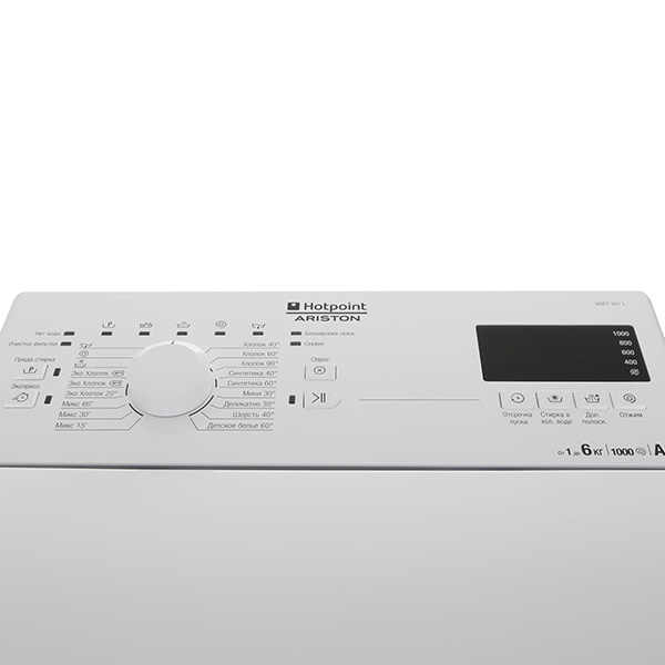 Стиральная машина с вертикальной загрузкой Hotpoint-Ariston WMTF 601 L CIS — фото 2