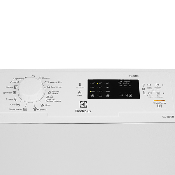 Стиральная машина с вертикальной загрузкой Electrolux EWT0862IDW — фото 3