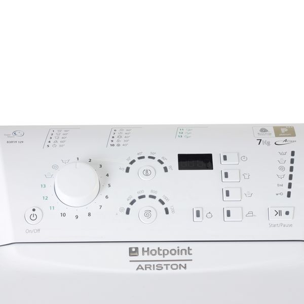 Стиральная машина с вертикальной загрузкой Hotpoint-Ariston ECOT7F 129 (EU) — фото 4