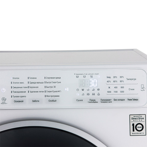 Стиральная машина с сушкой LG F12U1HDM1N — фото 2