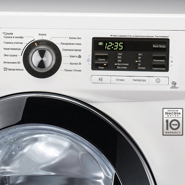 Стиральная машина с сушкой LG F1296CD3 — фото 2