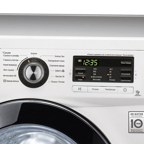 Стиральная машина с сушкой LG F1296CDP3 — фото 2