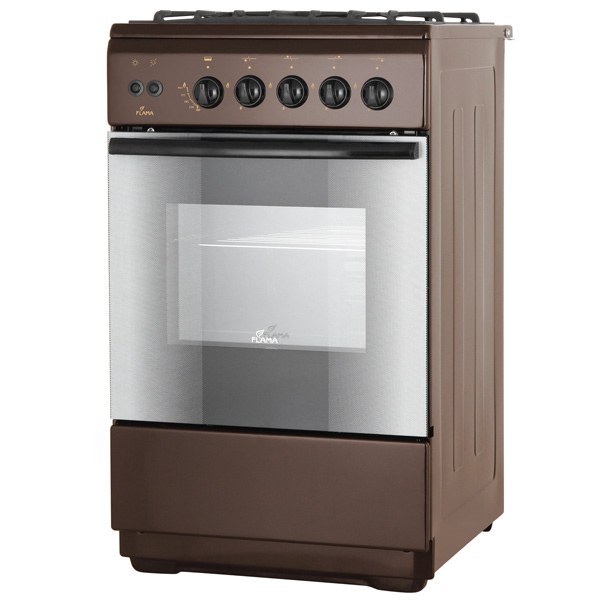 Газовая плита (50-55 см) Flama AG14212 Вrown