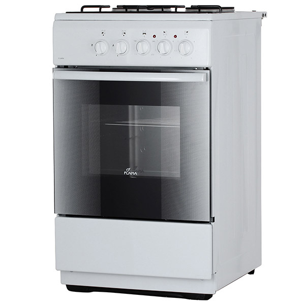 Газовая плита (50-55 см) Flama RK2213 White