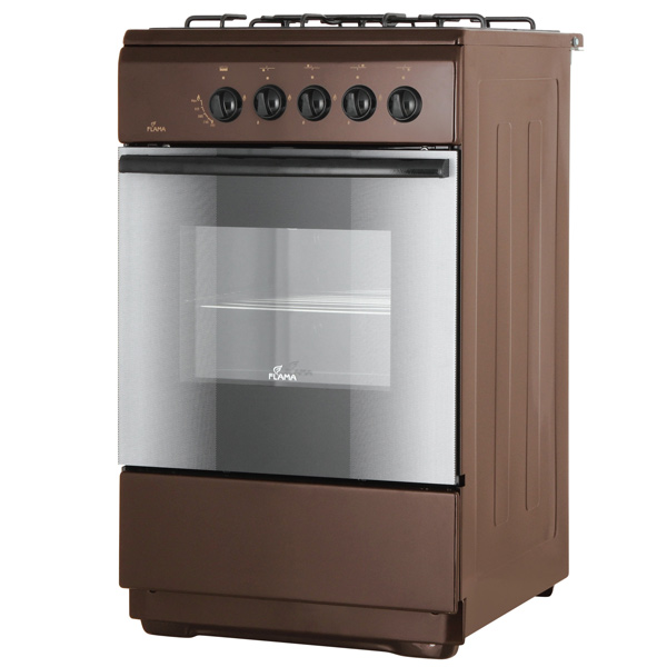 Газовая плита (50-55 см) Flama AG14014 Вrown