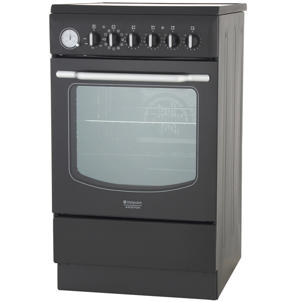 Электрическая плита (50-55 см) Hotpoint-Ariston HT5VM4A (AN) EA