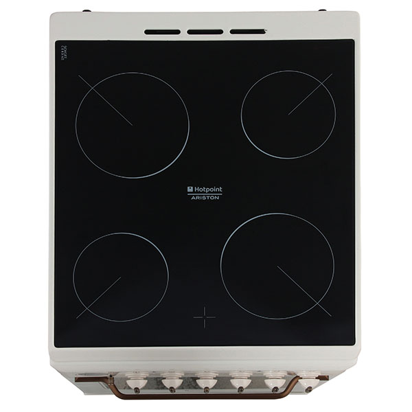 Электрическая плита (50-55 см) Hotpoint-Ariston HT5VM4A (OW) EA — фото 2