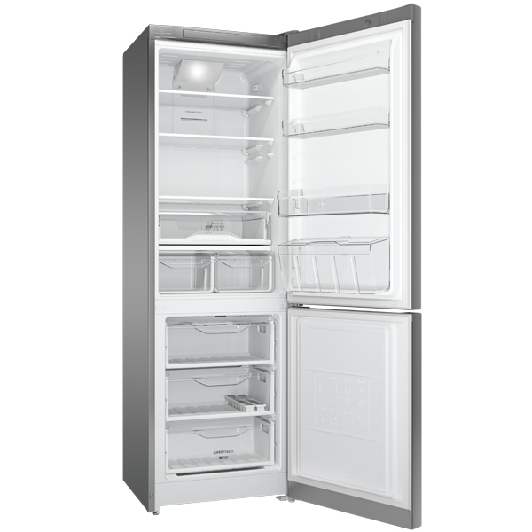 Холодильник с нижней морозильной камерой Indesit DF 5181 X M — фото 2