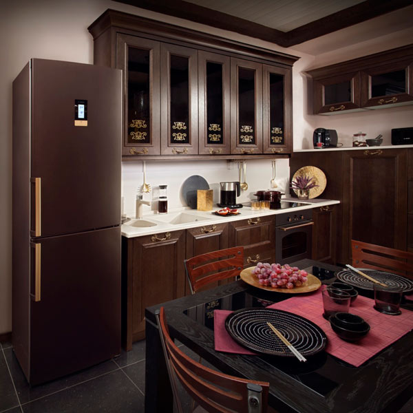 Холодильник с нижней морозильной камерой Bosch Gold Edition KGN39AD18R — фото 3