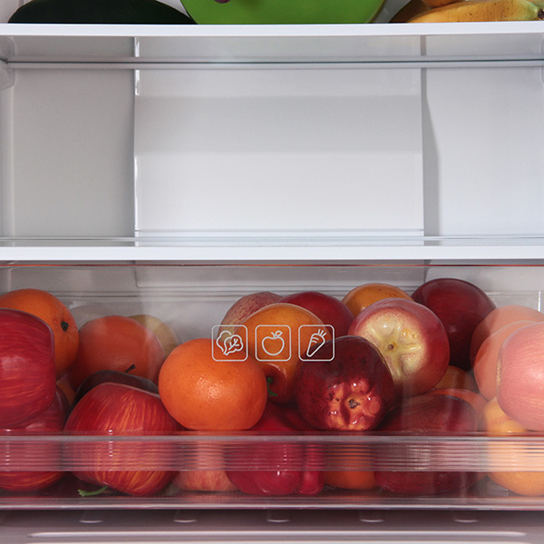 Холодильник с нижней морозильной камерой Haier C2F536CWMV — фото 4