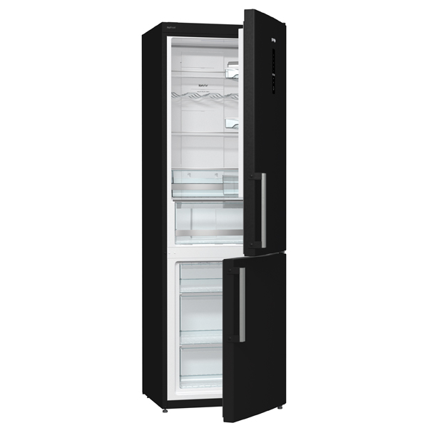 Холодильник с нижней морозильной камерой Gorenje NRK6192MBK — фото 2