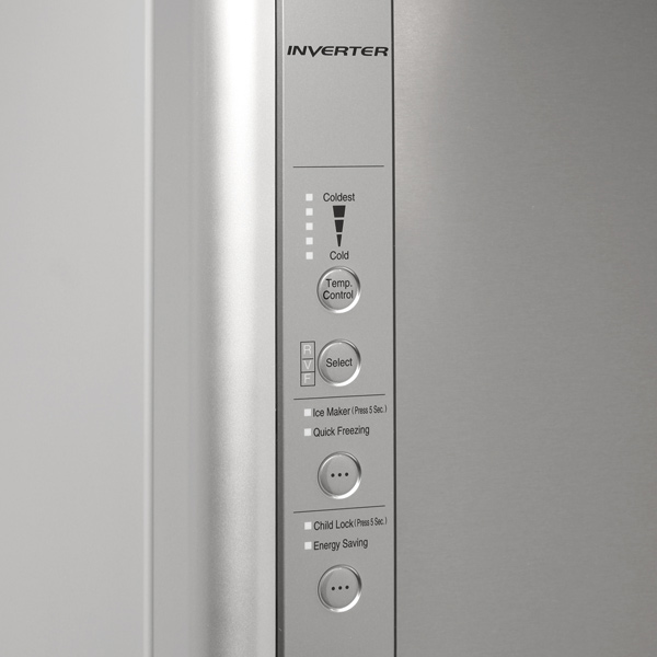 Холодильник с нижней морозильной камерой Hitachi Solfege R-SG 37 BPU GS — фото 3
