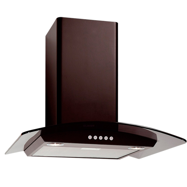 Вытяжка 60 см Elikor Аметист S4 60П-700-Э4Г Black/Dark Glass