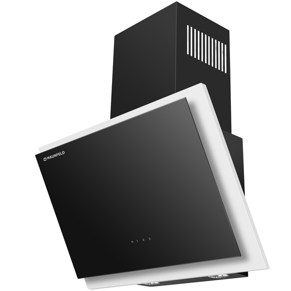 Вытяжка 60 см Maunfeld TOWER TOUCH 60 White Glass Black
