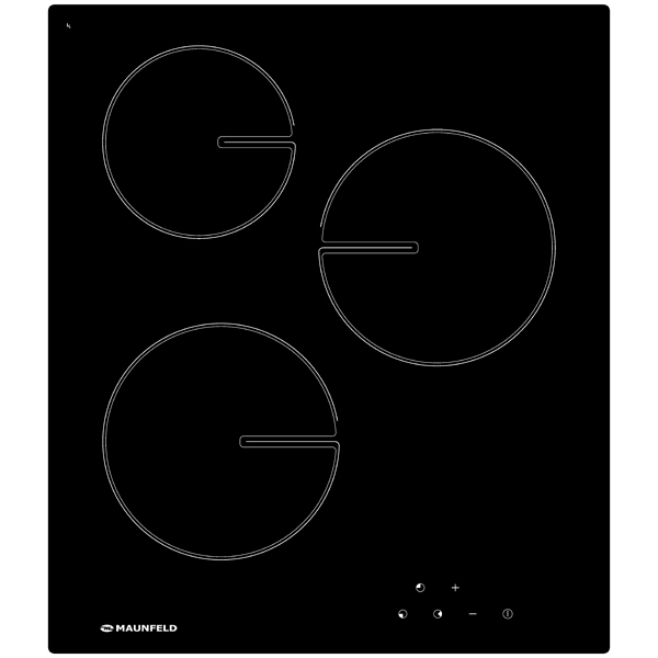 Встраиваемая электрическая панель независимая Maunfeld MVCE45.3HL.SZ-BK Black