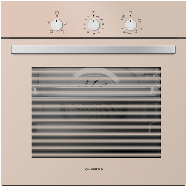 Встраиваемый электрический духовой шкаф Maunfeld MEOC 674I(D) Dark Beige