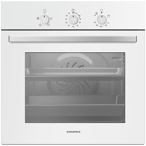 Встраиваемый электрический духовой шкаф Maunfeld MEOC 674W White