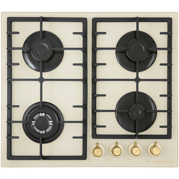 Встраив. газовая панель независимая Maunfeld EGHG.64.33CBG.R/G Beige