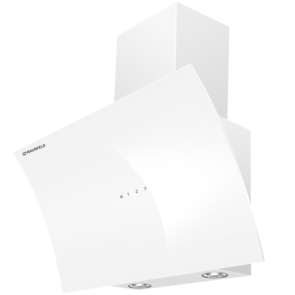 Вытяжка 60 см Maunfeld Blast 60 White Glass White