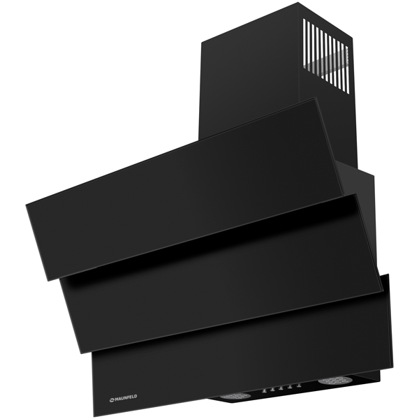 Вытяжка 60 см Maunfeld CASCADA MINI 60 BLACK glass