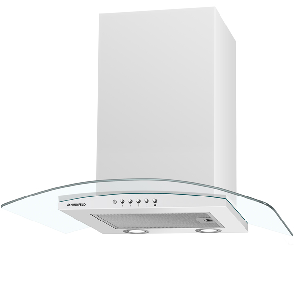 Вытяжка 60 см Maunfeld ANCONA PLUS (C) 60 WHITE GLASS W