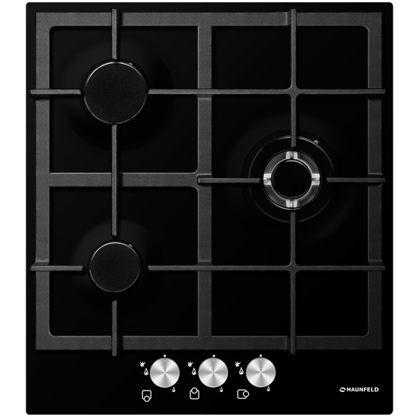 Встраив. газовая панель независимая Maunfeld MGHE 43 71RB Black